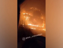 В Эртильском районе сгорело здание маслоэкстракционного завода