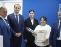 В панинском селе Красный Лиман открыли обновленное почтовое отделение
