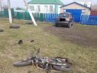 Водитель мопеда улетел в кювет в Панинском районе 