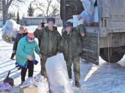 Жители Эртильского района собрали новую партию гуманитарной помощи