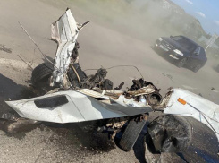  От удара осталось полмашины: на трассе в Воронежской области водитель «шестерки»  погиб в страшном ДТП