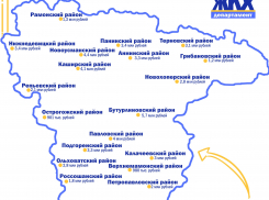 Энергетики Воронежской области опубликовали карту обновления уличных светильников