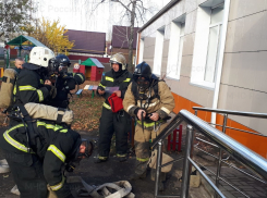 В Аннинском детском саду прошли пожарно-тактические учения