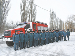 В Эртильской пожарно-спасательной части появилась новая автоцистерна