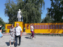 В Таловском селе обновили памятник воинам-односельчанам