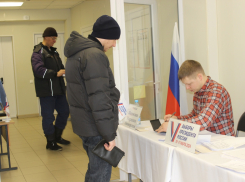 В Таловском районе участник СВО отдал свой голос за кандидата в президенты РФ