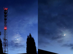 Жители Воронежской области сфотографировали сближение Луны и Венеры