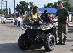 В Аннинском районе фермер передал участникам СВО квадроцикл