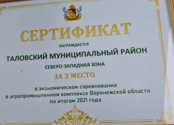 Таловский район вошёл в тройку лучших аграриев региона