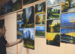 В Грибановке открылась выставка Аннинского художника-любителя