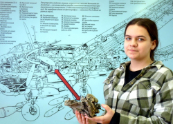 Таловские краеведы нашли фрагмент советского бомбардировщика Пе-2