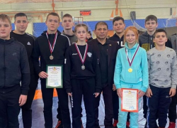 Эртильские и Аннинские борцы завоевали семь медалей в областном турнире