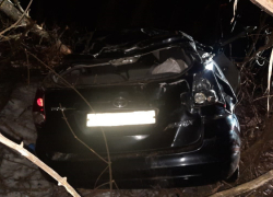 В Панинском районе Toyota вылетела в кювет и врезалась в дерево