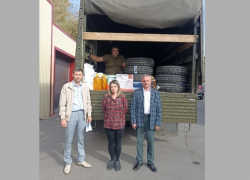 Жители Панинского района отправили новую партию гуманитарного груза