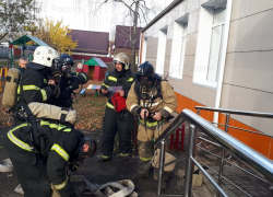 В Аннинском детском саду прошли пожарно-тактические учения