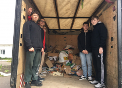 Панинская школа приняла участие в экомарафоне «Переработка»