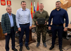 Панинцы передали детектор дронов участнику СВО