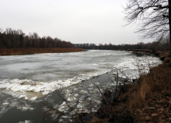В Воронежской области начался ледоход на реке Хопёр
