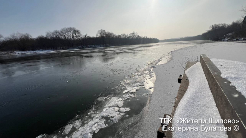 В Воронежской области сняли на видео завораживающий ледоход на Дону