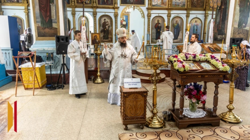 В таловском селе Новая Чигла освятили храм Вознесения Господня