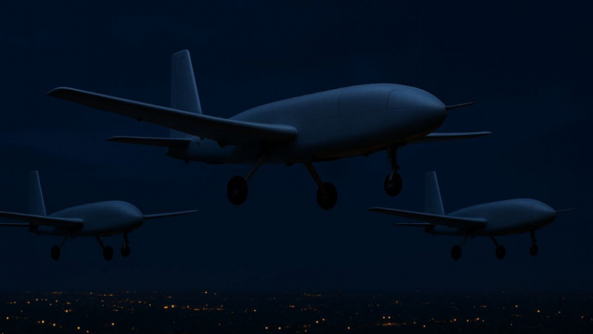 Массированная атака украинских БПЛА на Воронеж 10 января