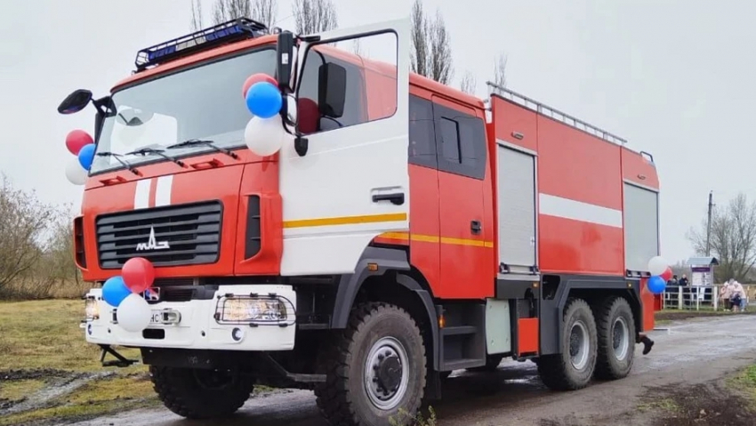 Пожарная часть таловского села Новая Чигла получила новый автомобиль