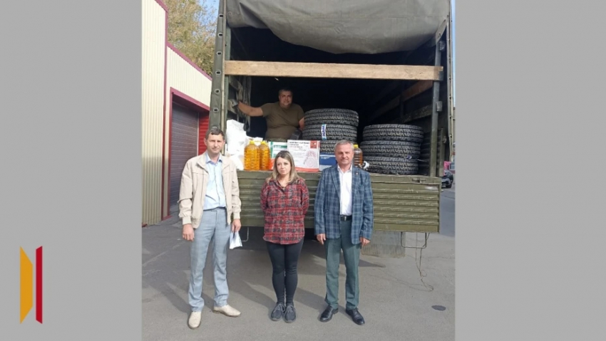 Жители Панинского района отправили новую партию гуманитарного груза