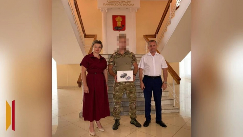 Жители Панинского района передали квадрокоптер участникам СВО