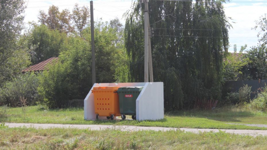 В Таловском районе обустроят площадки для сбора ТКО