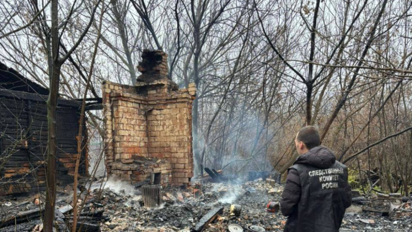 В Панинском районе в пожаре погибли два человека