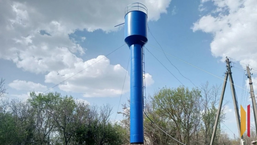 В селе Новая Чигла Таловского района установили новую башню Рожновского