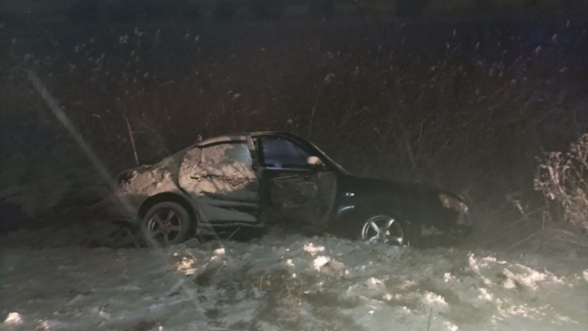 В Богучарском районе иномарка врезалась в дерево