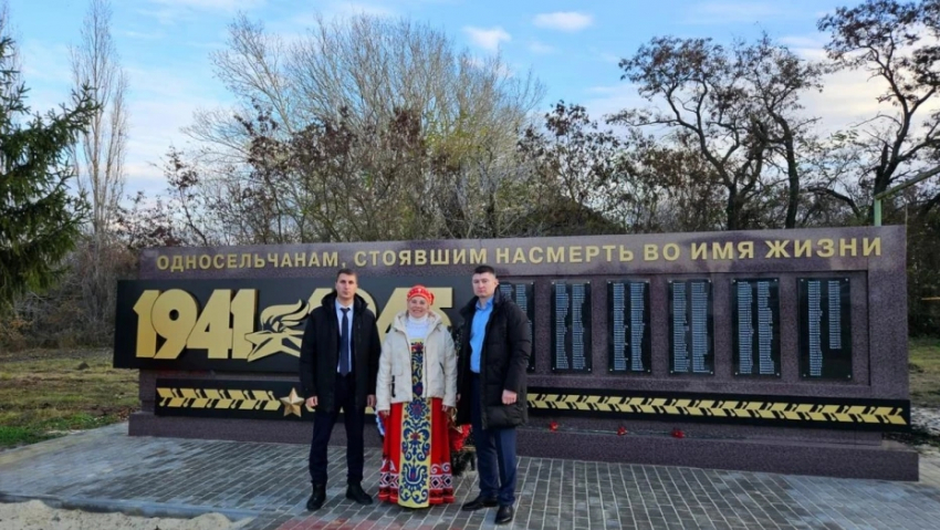 В селе Борщево Панинского района открыли памятник погибшим в годы ВОВ