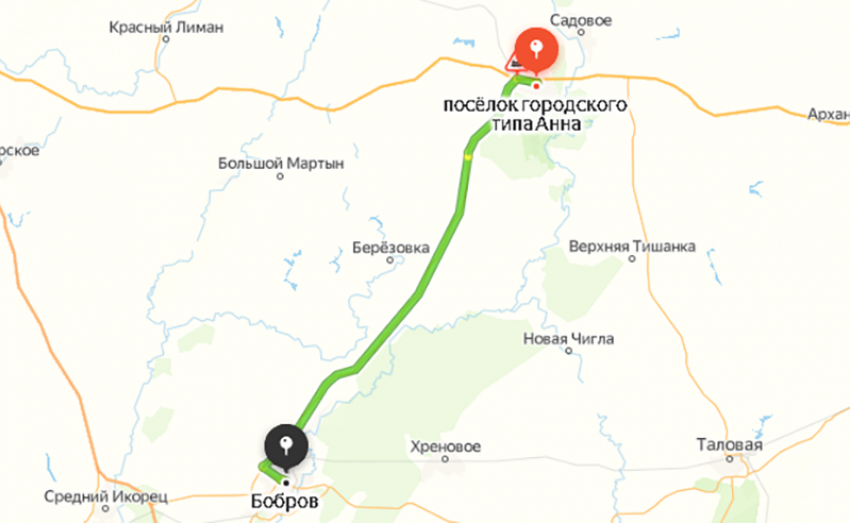 На опасных участках дорог «Анна-Бобров» и «Бобров-Таловая» комиссия изучит места регистрации ДТП