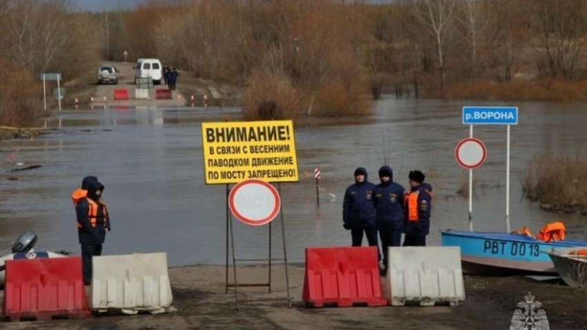 Стали известны зоны возможного затопления в Воронежской области